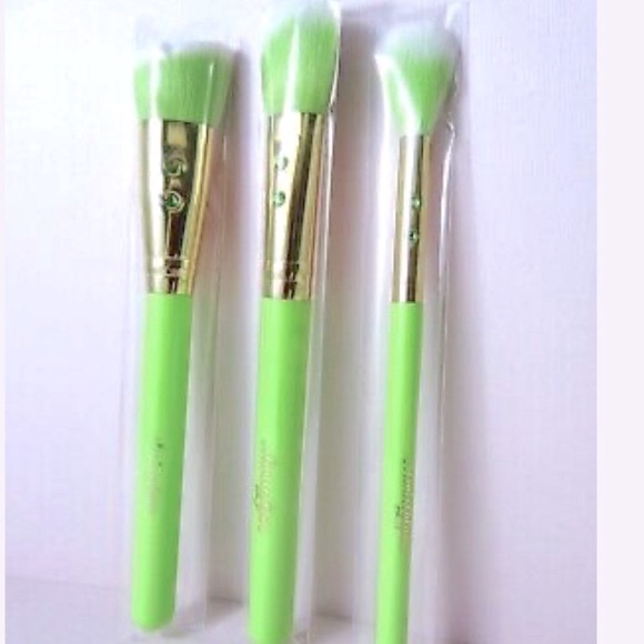 SL Miss Glam Green Makeup Brush Set Trio BNIP - Picture 12 of 12